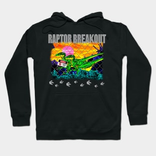 Raptor Breakout (on black) Hoodie